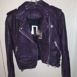 Amaryllis genuine leather jacket